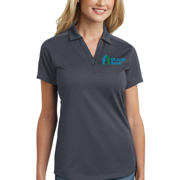 Ladies Diamond Jacquard Polo Thumbnail